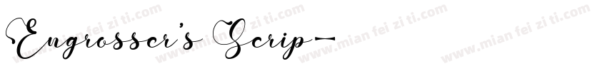 Engrosser’s Scrip字体转换